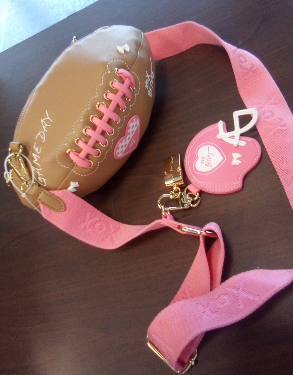 Betsey Johnson Football Purse (Sale, This Week Only)